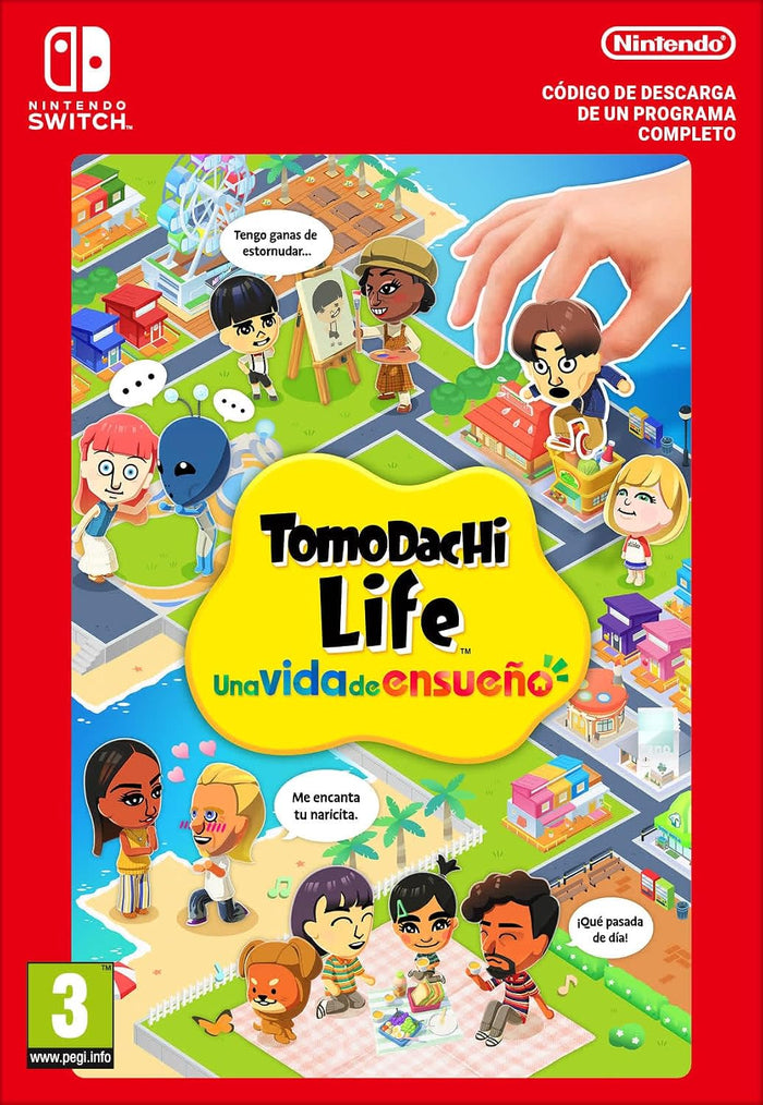 Tomodachi Life: Una Vida De Ensueño Standard | Nintendo Switch - Código De Descarga